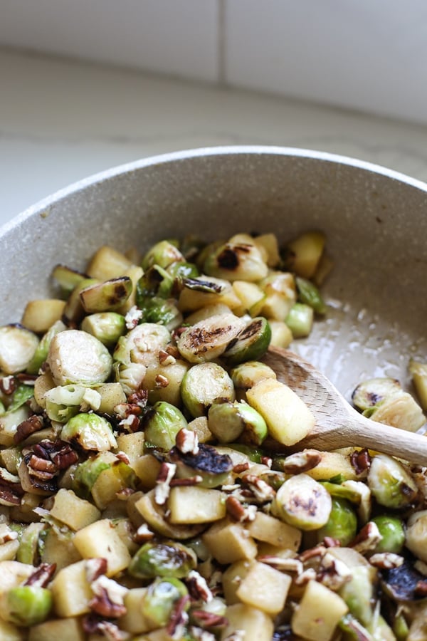 apple glazed brussels sprouts-3