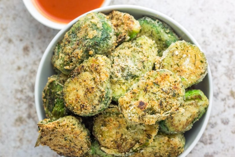 Ranch Seasoned Fried Brussels Sprouts