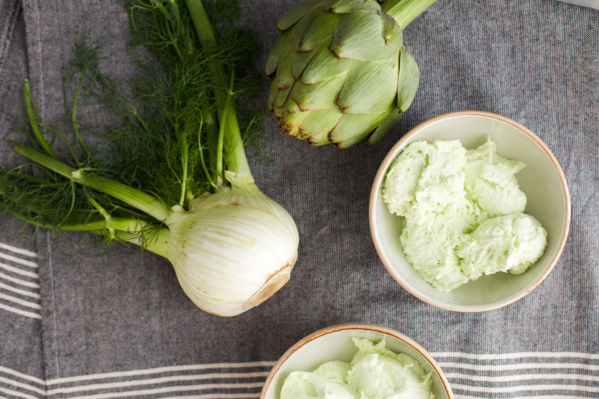 Fresh Artichoke & Fennel Ice Cream