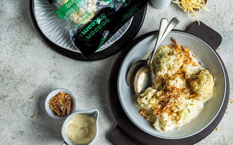 Creamy Gouda Cauliflower Gratin