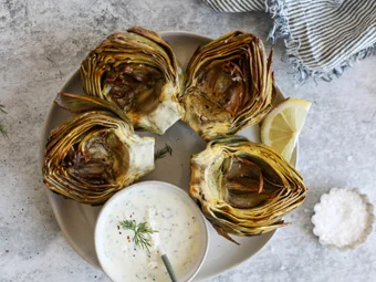 Air Fried Artichokes