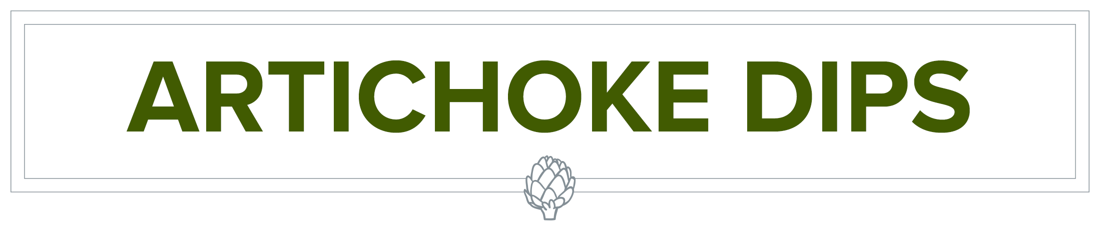 Artichoke DIps