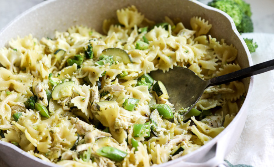 Broccoli Pesto Chicken Pasta-1