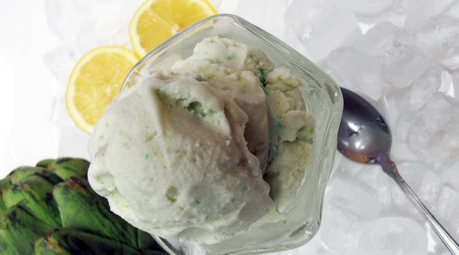 Lemon Artichoke Ice Cream