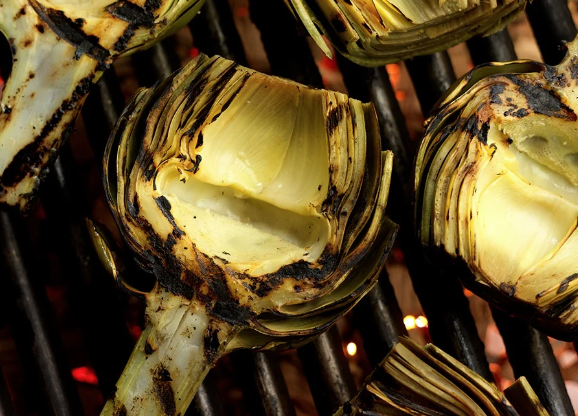 Grilled artichoke for blog