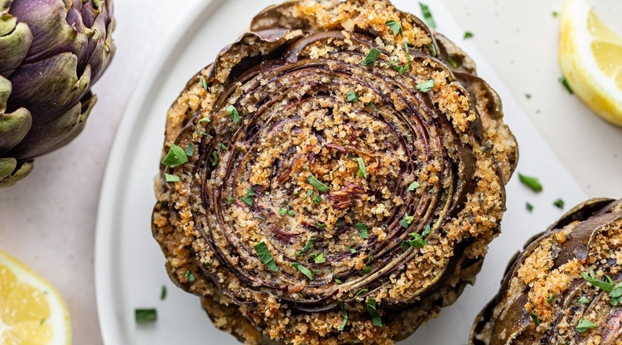Stuffed Purple Artichokes-8-1-1