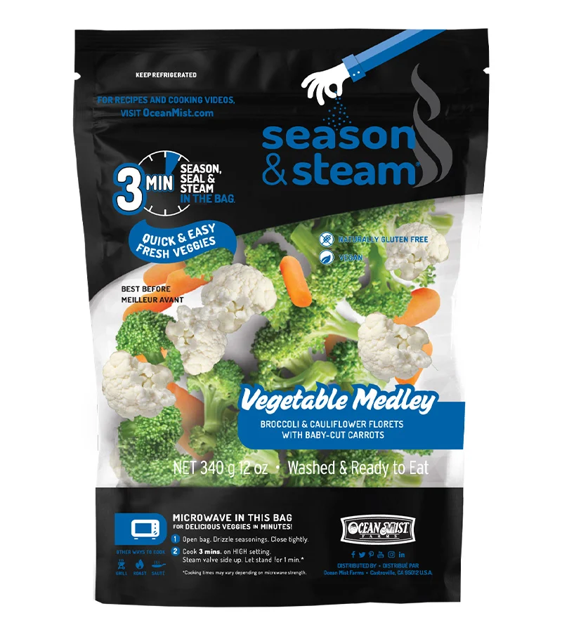 Season & Steam Vegetable Medley