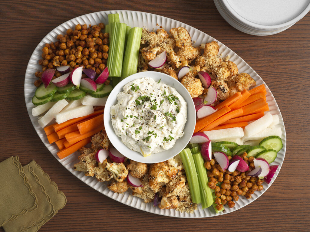 Buffalo Party Platter - Roastables Cauliflower Spicy Buffalo